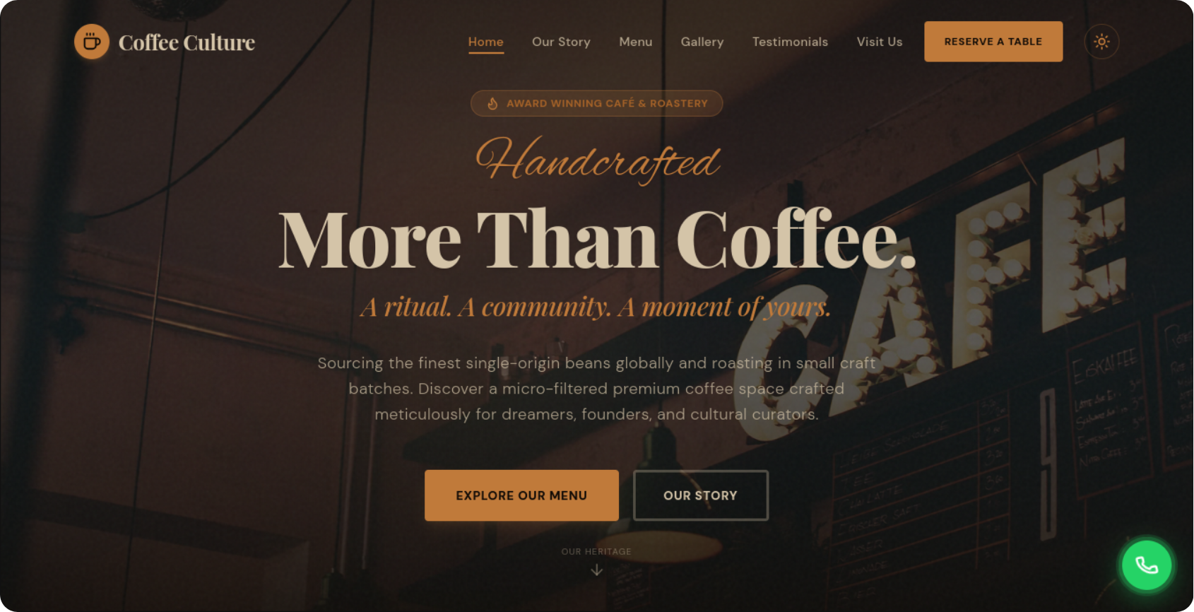 Coffee Website