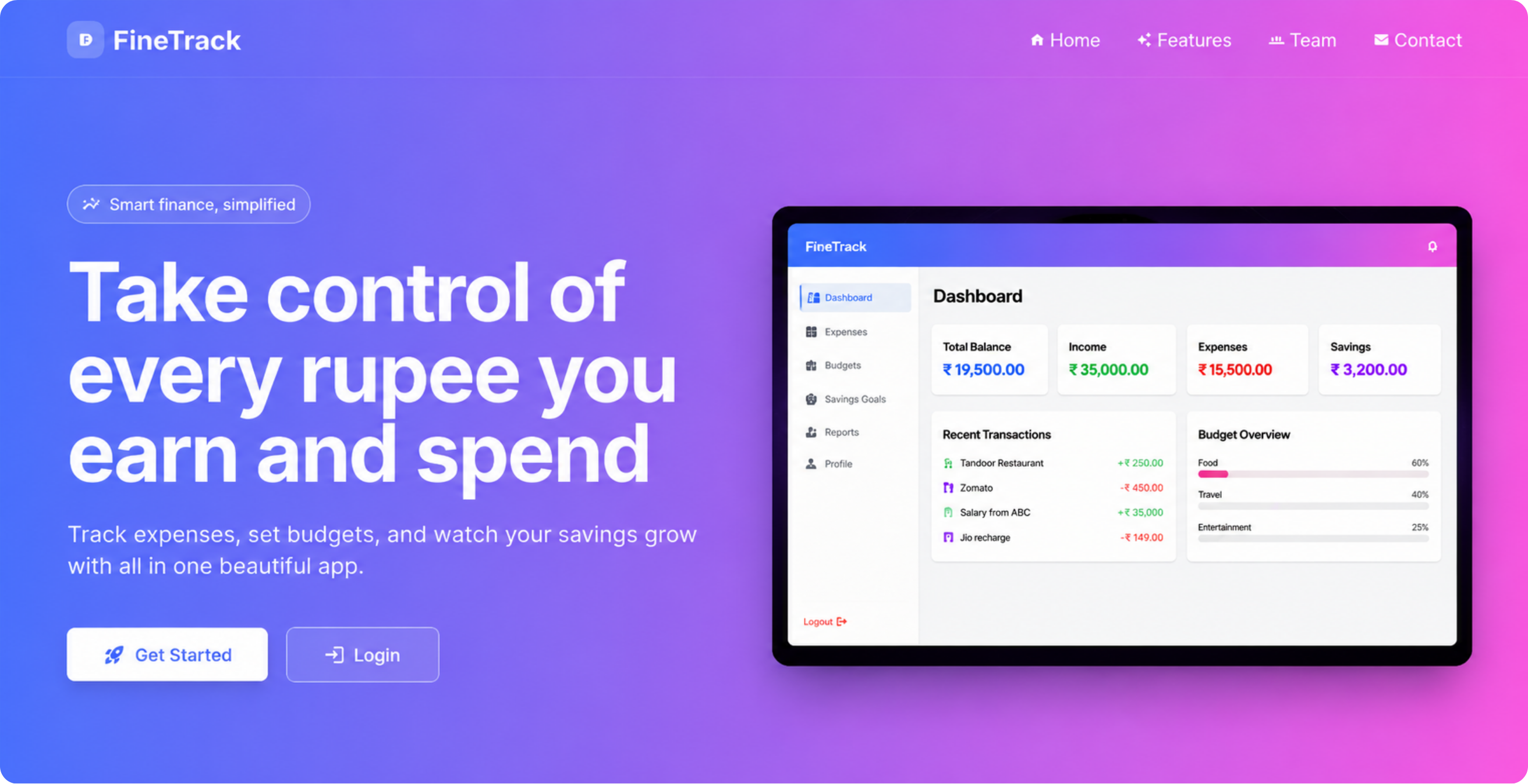 Personal Finance Tracker